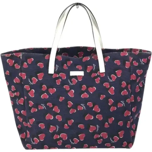 Pre-owned Tote Bags, female, , Size: ONE SIZE Pre-owned Canvas gucci-bags - Gucci Vintage - Modalova