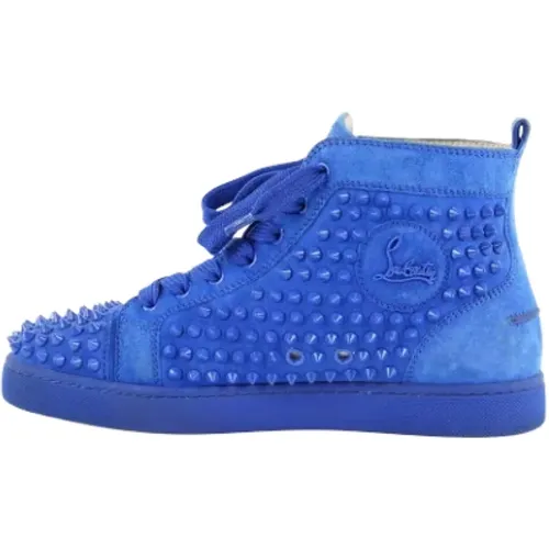 Pre-owned Sneakers, male, , Size: 6 US Pre-owned Fabric sneakers - Christian Louboutin Pre-owned - Modalova