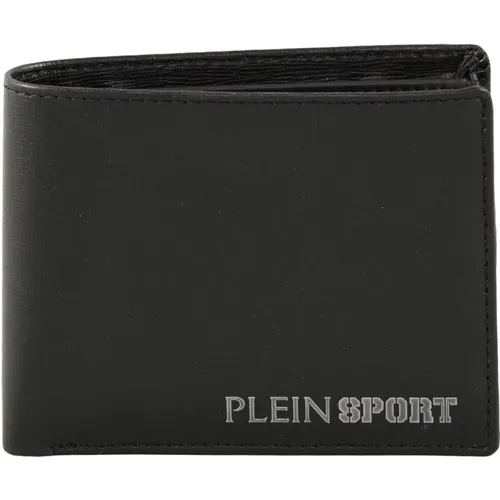 Wallets & Cardholders, male, , Size: ONE SIZE Stylish Wallet in Faux Leather - Plein Sport - Modalova