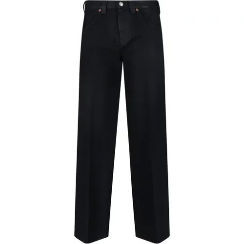 Schwarze Gerades Jeans für modebewusste Frauen , Damen, Größe: W28 - Victoria Beckham - Modalova