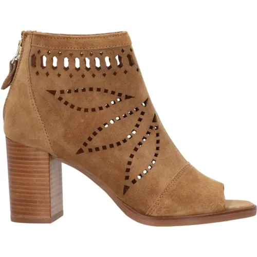 Heeled Boots, female, , Size: 9 US Casual Camel Suede Women's Boot - Alpe - Modalova