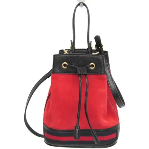 Pre-owned Bucket Bags, female, , Size: ONE SIZE Pre-owned Leather gucci-bags - Gucci Vintage - Modalova