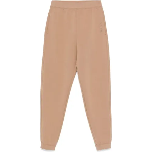 Sweatpants, female, , Size: L Ribbed Track Pants Aw25 - Max Mara - Modalova