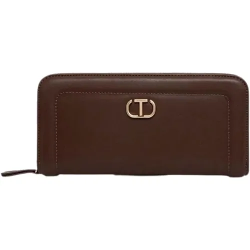 Wallet with Zipper Closure , female, Sizes: ONE SIZE - Twinset - Modalova