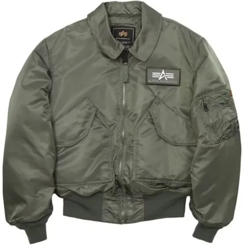 Jacket , male, Sizes: L - alpha industries - Modalova