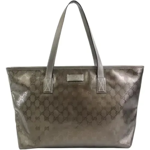 Pre-owned Tote Bags, female, , Size: ONE SIZE Pre-owned Canvas gucci-bags - Gucci Vintage - Modalova