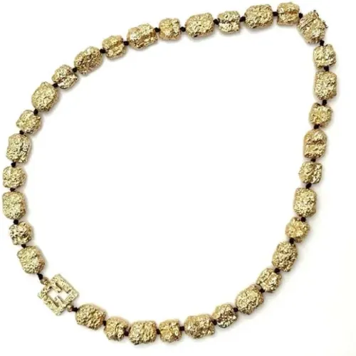 Pre-owned Jewellery, female, , Size: ONE SIZE Pre-owned Metal necklaces - Fendi Vintage - Modalova