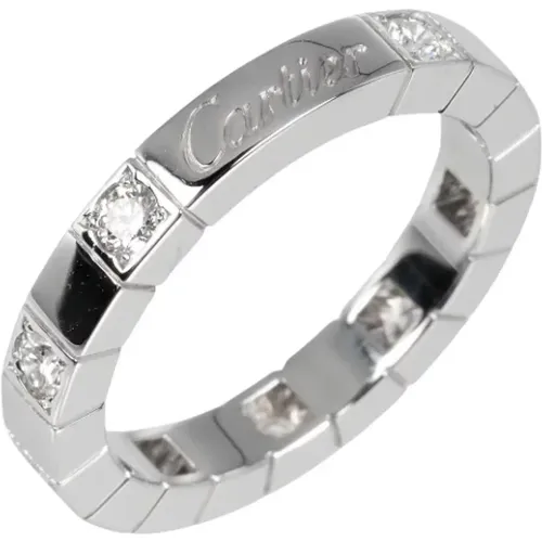 Pre-owned White Gold rings , female, Sizes: ONE SIZE - Cartier Vintage - Modalova