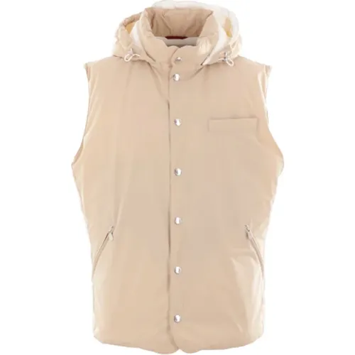 Stretch Nylon Sleeveless Jacket , male, Sizes: XL, S, M, L - BRUNELLO CUCINELLI - Modalova