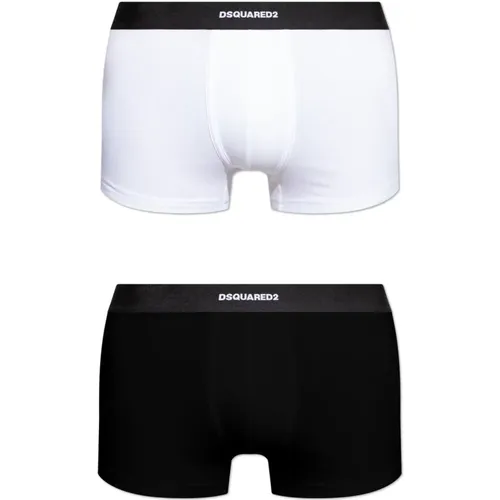 Bottoms, male, , Size: S Two-pack boxer shorts - Dsquared2 - Modalova