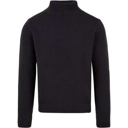 Turtlenecks, male, , Size: L Mens Sweaters Dv3Ml Wsc5Rv Anthracite - Filippo De Laurentiis - Modalova