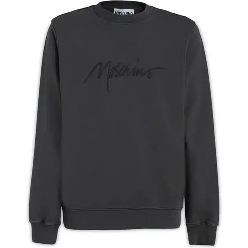 Sweatshirts, male, , Size: XL Luxury Men`s Sweatshirt - Moschino - Modalova