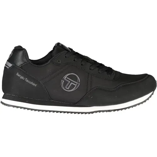 Elegant Embroidered Sneakers Lace-Up , male, Sizes: 10 UK, 7 UK, 11 UK - Sergio Tacchini - Modalova