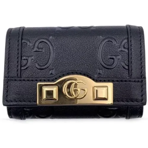 Pre-owned Leather key-holders , female, Sizes: ONE SIZE - Gucci Vintage - Modalova