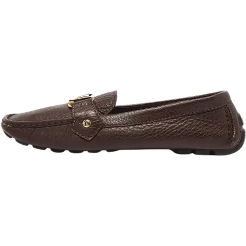 Pre-owned Flats, female, , Size: 8 US Pre-owned Leather flats - Louis Vuitton Vintage - Modalova