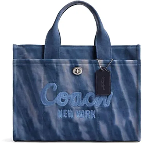 Tote Bags, female, , Size: ONE SIZE Cargo Tote With Tie-Dye - Coach - Modalova