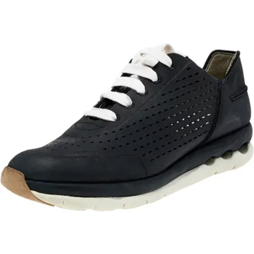 Pre-owned Leder sneakers , Damen, Größe: 38 EU - Salvatore Ferragamo Pre-owned - Modalova