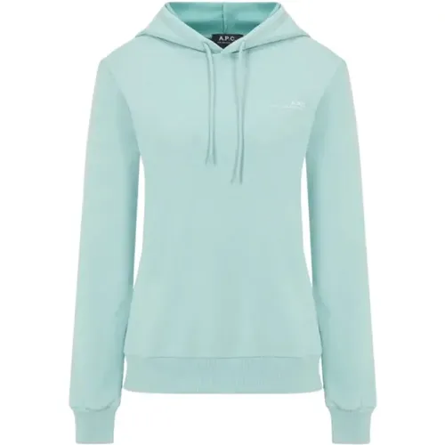 Hoodies, female, , Size: L Embroidered Hoodie - A.p.c. - Modalova