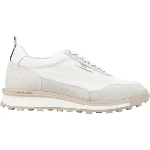 Weiße Nylon Schnürschuhe , Herren, Größe: 42 EU - Thom Browne - Modalova