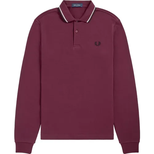 Oversized Crop Top mit Reißverschluss , Herren, Größe: S - Fred Perry - Modalova