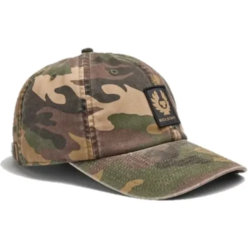 Caps, unisex, , Size: ONE SIZE Camo Patch Baseball Cap - Belstaff - Modalova