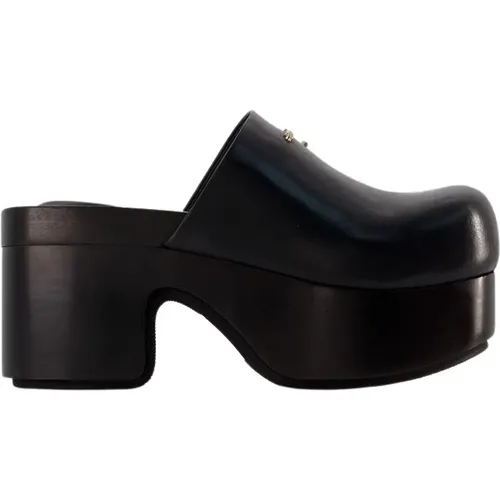 Clogs, female, , Size: 8 US Zoe Leather Mules - Noir - alexander wang - Modalova