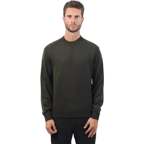 Grüner Rundhalspullover , Herren, Größe: 2XL - Armani Exchange - Modalova