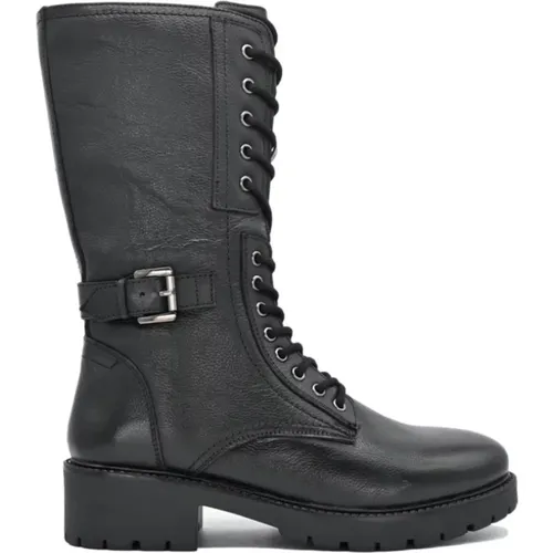 Schwarze Stiefeletten Xp1426 , Damen, Größe: 36 EU - CafèNoir - Modalova