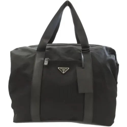 Pre-owned Weekend Bags, female, , Size: ONE SIZE Pre-owned Nylon Vintage Weekend Bag - Prada Vintage - Modalova