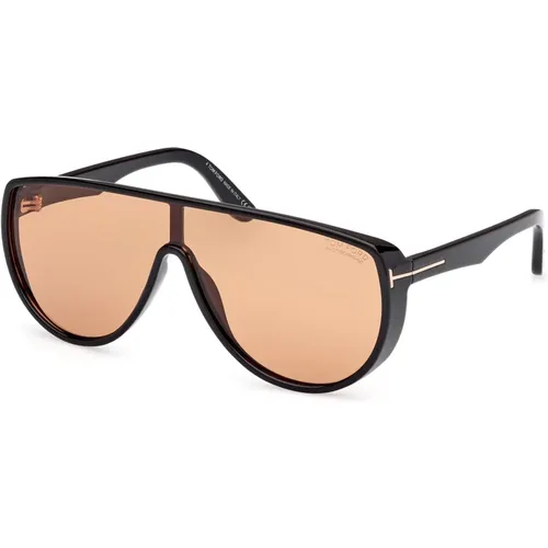 Sunglasses, unisex, , Size: ONE SIZE /Brown Sunglasses Achilles Ft1182 - Tom Ford - Modalova