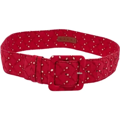 Pre-owned Belts, female, , Size: ONE SIZE Pre-owned Fabric belts - Marni Pre-owned - Modalova