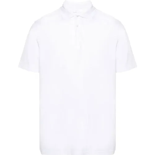 Polo Shirt Cotton Jersey Texture , male, Sizes: L - Fedeli - Modalova