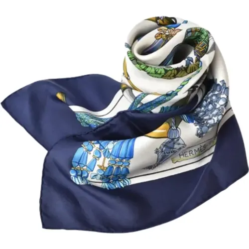 Pre-owned Canvas scarves , female, Sizes: ONE SIZE - Hermès Vintage - Modalova