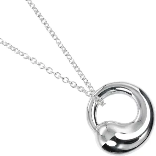 Pre-owned Jewellery, female, , Size: ONE SIZE Pre-owned Silver necklaces - Tiffany & Co. Pre-owned - Modalova