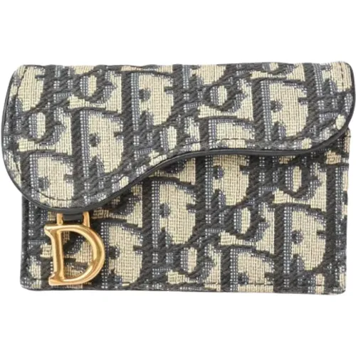 Pre-owned Wallets, female, , Size: ONE SIZE Pre-owned Canvas wallets - Dior Vintage - Modalova