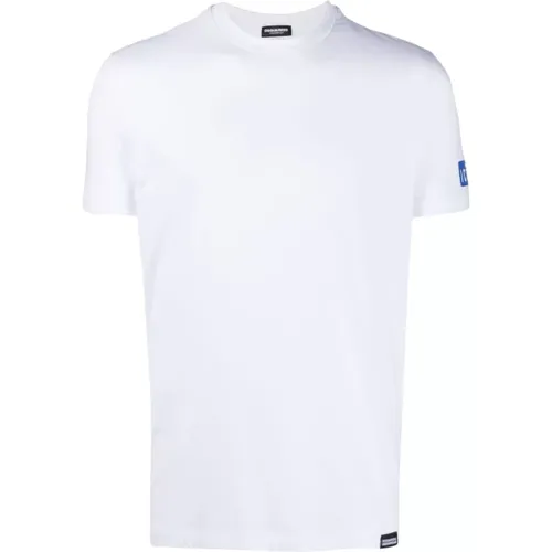 Weißes T-Shirt Unterwäsche , Herren, Größe: M - Dsquared2 - Modalova