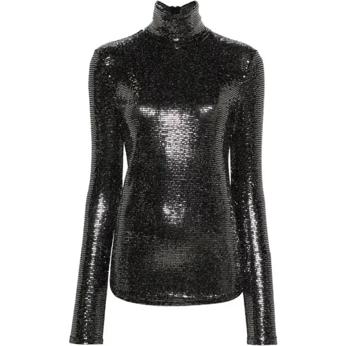 Sequined Mock Neck Top , female, Sizes: S, 2XS, M, XS - Isabel marant - Modalova