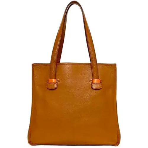 Pre-owned Tote Bags, female, , Size: ONE SIZE Pre-owned Leather handbags - Hermès Vintage - Modalova