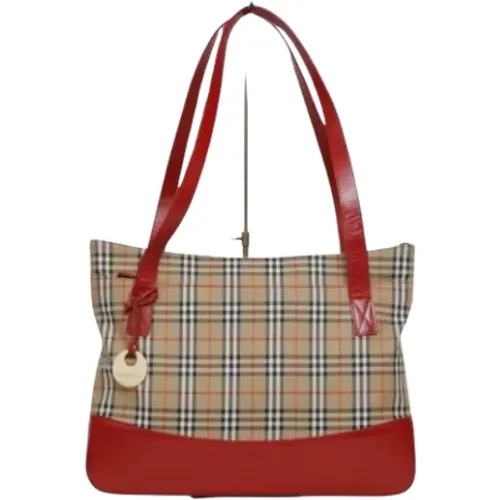 Pre-owned Tote Bags, female, , Size: ONE SIZE Pre-owned Canvas totes - Burberry Vintage - Modalova