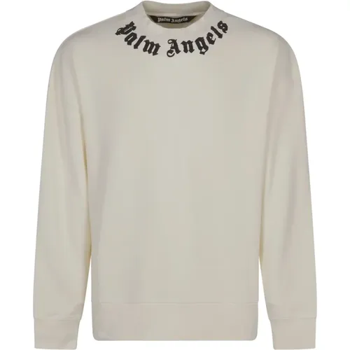 Logo Crew Neck Shirts , Herren, Größe: M - Palm Angels - Modalova