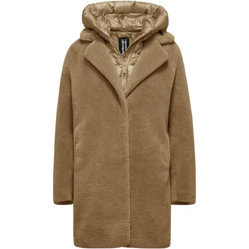 Odessa Overcoat - Faux Fur Coat , female, Sizes: M, S, 2XL, XL, L - BomBoogie - Modalova