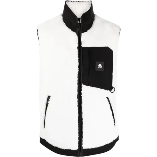 Saglek Fleece Vest , male, Sizes: S - Moose Knuckles - Modalova