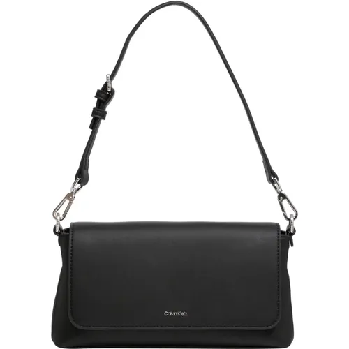 Adjustable Shoulder Bag with Snap Closure , female, Sizes: ONE SIZE - Calvin Klein - Modalova