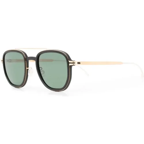 Gold Sun Sunglasses for Everyday Use , male, Sizes: 48 MM - Mykita - Modalova