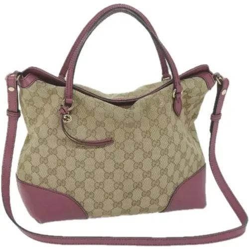 Pre-owned Shoulder Bags, female, , Size: ONE SIZE Pre-owned Canvas gucci-bags - Gucci Vintage - Modalova