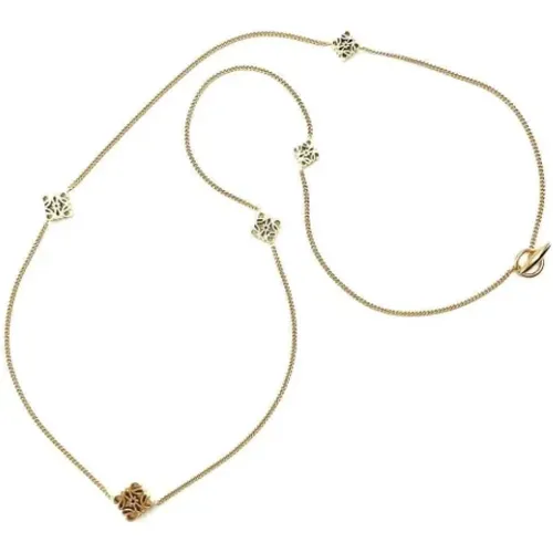 Pre-owned Jewellery, female, , Size: ONE SIZE Pre-owned Metal necklaces - Loewe Pre-owned - Modalova