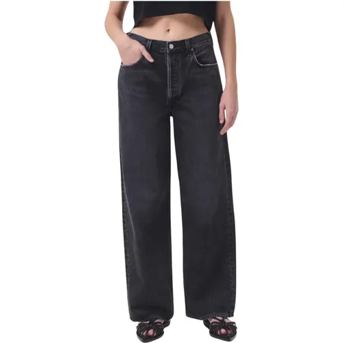 Loose-fit Denim Jeans , female, Sizes: W25 - Agolde - Modalova