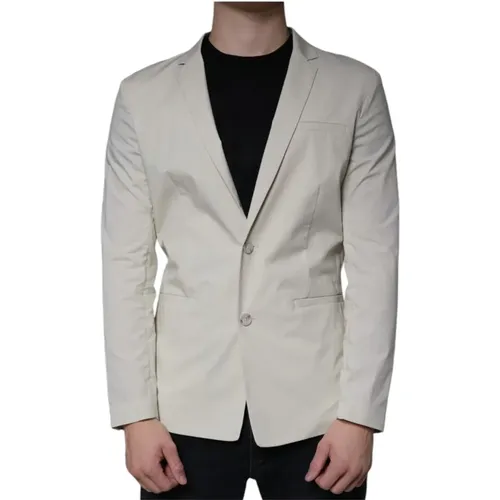 Blazers, male, , Size: S Slim Fit Blazer - Paolo Pecora - Modalova