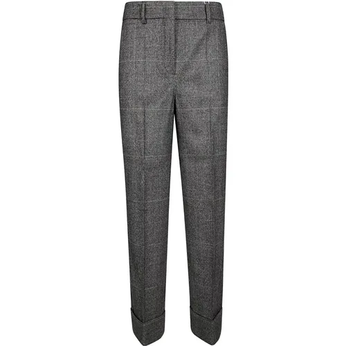 Tweed Folded Pants , female, Sizes: XS, S, M - Incotex - Modalova