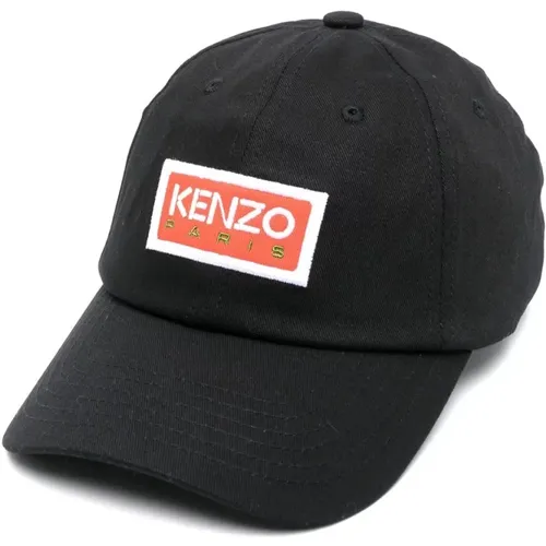 Caps, male, , Size: ONE SIZE Logo Embroidery Cap - Kenzo - Modalova